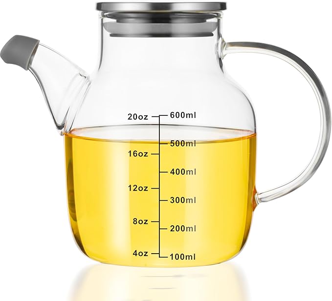 PARACITY Glass Oil Dispenser Bottle