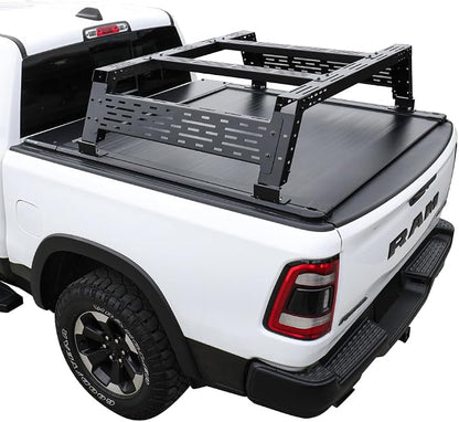 Syneticusa AR Automatic Retractable Truck Bed Cover with R3 Rack for Ford F-150 2004–2026 | 5.5' (67”) Short Bed | Aluminum Hard Retractable Tonneau Cover | Easy Installation | Waterproof, Low-Profile