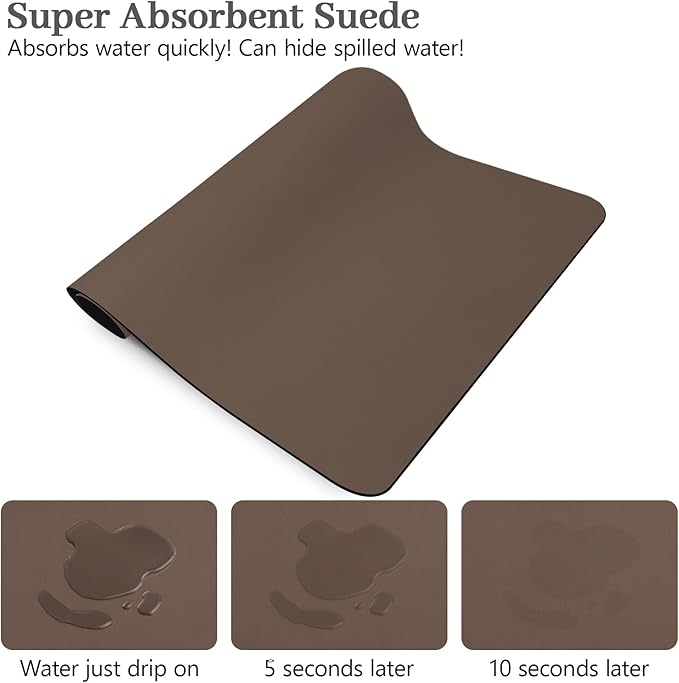 Bloss Coffee Mat, Bar Mat, Hide Stain Absorbent Drying Mat