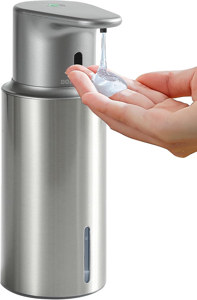 Automatic Liquid Soap Dispenser Touchless, 304 Stainless Steel Bottle Body