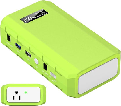 Powkey 88.8Wh Portable Power Station | 65W AC Camping & Home Backup