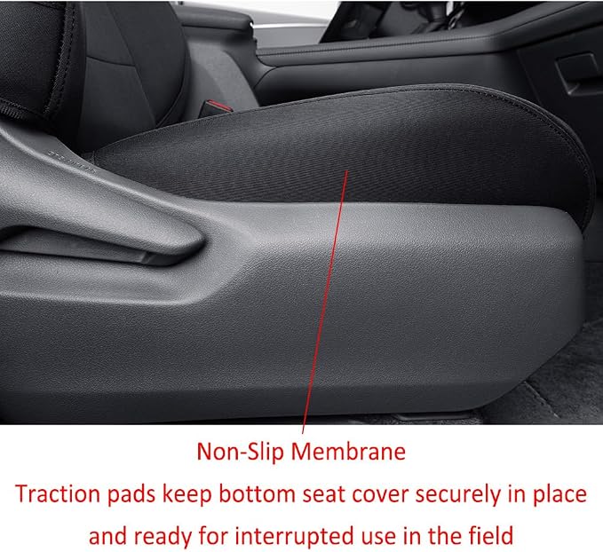EKR Sienna Seat Covers for 2011-2020 Toyota Sienna LE,XLE, SE,XLE Premium 2nd Row 4/2/4 Split,8 Seats,Waterproof Car Seat Cover Full Set,Car Seat Protectors- Three Row,Neoprene (Black)