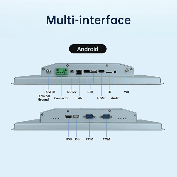 15.6-Inch Touchscreen Monitor, Ratio 16:9 Embedded Industiral Touch Screen