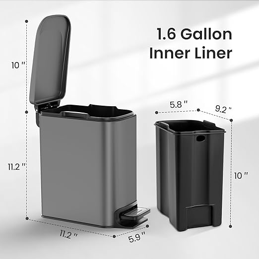 Cesun Small Bathroom Trash Can