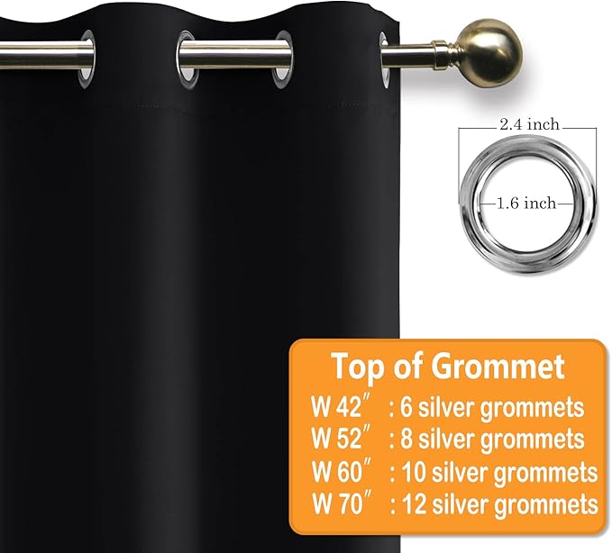 Hiasan Grommet Blackout Curtains