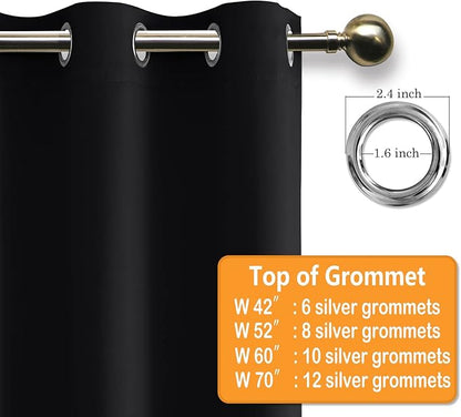 Hiasan Grommet Blackout Curtains
