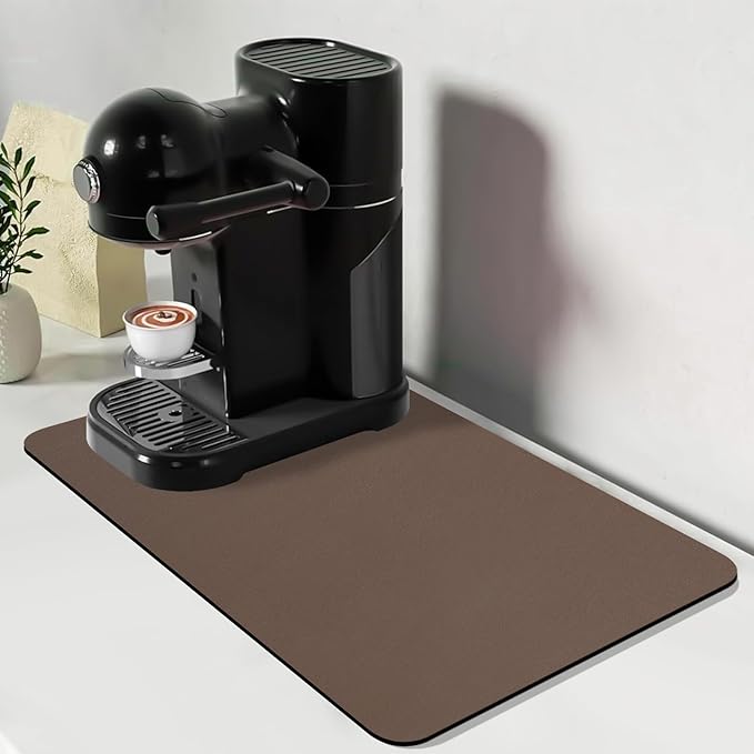 Bloss Coffee Mat, Bar Mat, Hide Stain Absorbent Drying Mat
