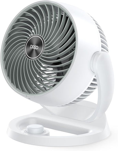 Dreo Fan for Bedroom, 12 Inches, 70ft Powerful Airflow, 28db Quiet Table Air