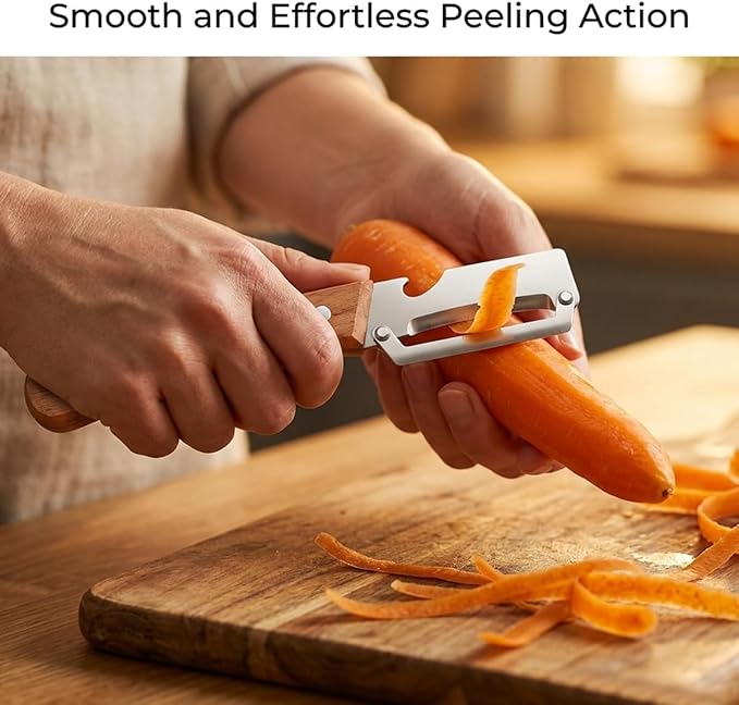 2 Pack Multifunctional Vegetable Peeler, 2-in-1 Kitchen Peeler