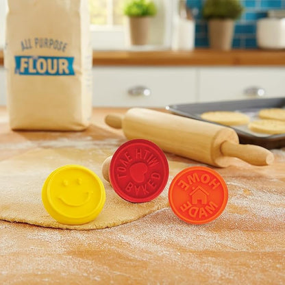 Mrs. Anderson’s Baking Cookie Stamps Trio, Non-Stick Silicone