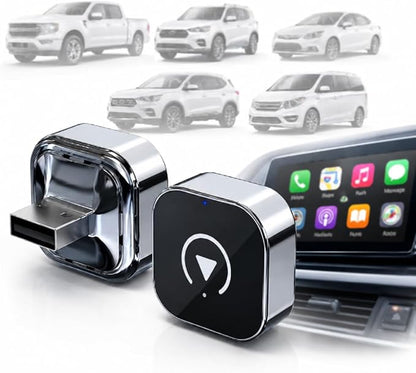Wireless CarPlay Adapter for Mazda CX-30 2016-2018- Slim Mini USB Design with Type-C Extension for Stable Zero-Latency Connection