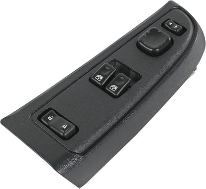DICMIC Front Driver Side Master Power Window Switch and Door Lock & Black Bezel