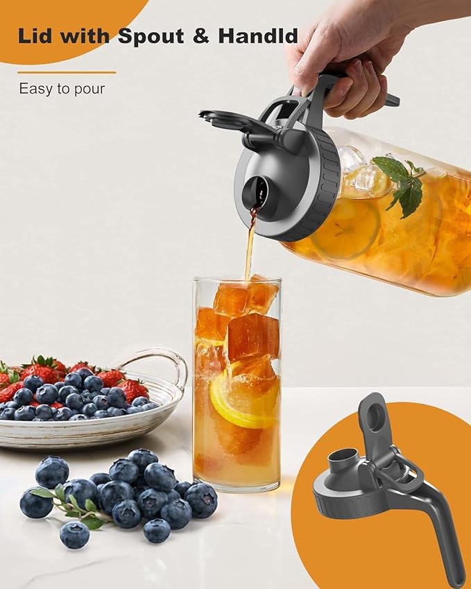 2 Pack - 64oz Glass Pitcher