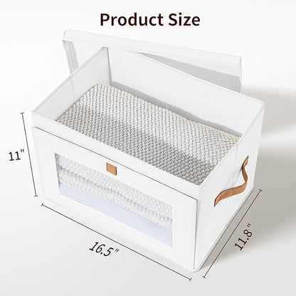 DIMJ Storage Bins with Lids