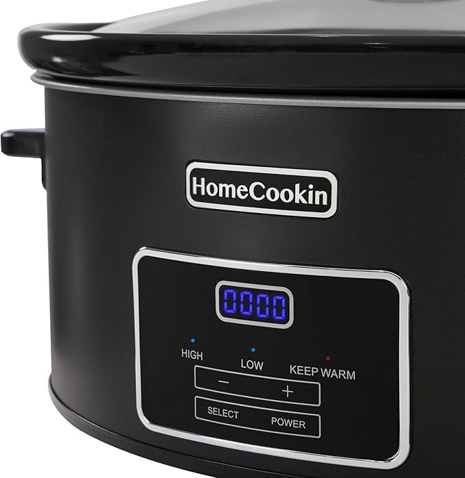 HOMECOOKIN 7 Quart Programmable Slow Cooker, Kitchen Appliances, Perfect