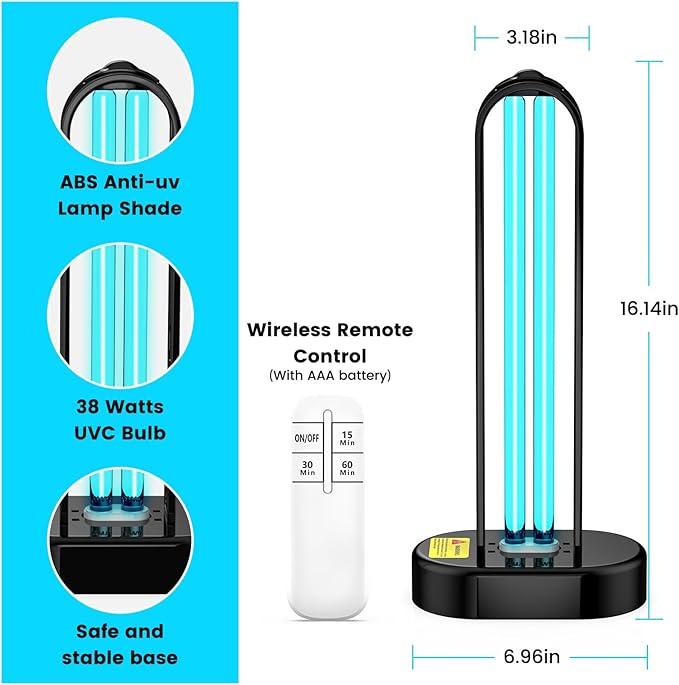 UV Light Sanitizer, Ultraviolet Lamp