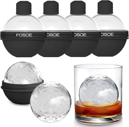 Silicone Ice Ball Molds for Whiskey