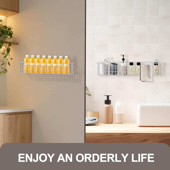 Spice Rack Wall Mount, Spice Holder Shelf Saving Space