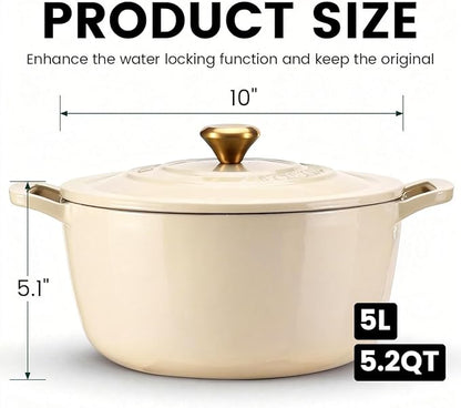 Enameled Cast Iron Dutch Oven