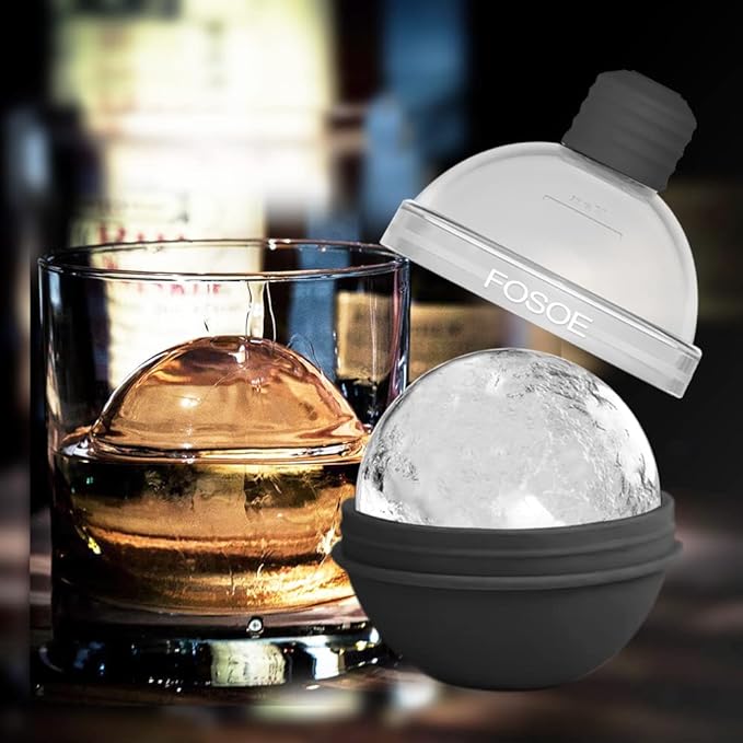 Silicone Ice Ball Molds for Whiskey