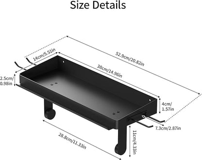 ZUNTO 3-in-1 Wall Mount Garage Paper Towel Holder