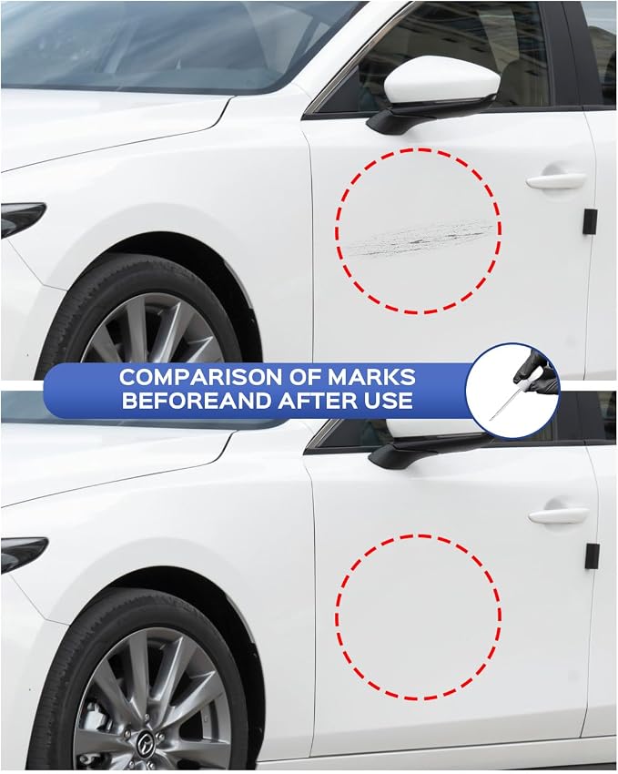 41W Jet Black Pearl Touch Up Paint Compatible with Mazda Exact Match Chips and Nicks Touch Up