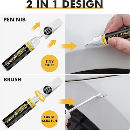 (Northsky Blue/Pacific Blue (GA0) Car Touch Up Paint for GMC, Car Paint Scratch Repair Kit, Quick & Easy Solution, 2 in 1 Scratch Remover Pen with Color-Matched