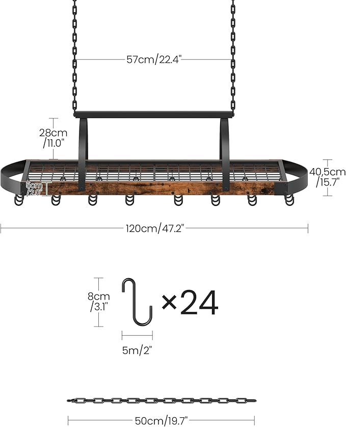 CHOEZON Hanging Pot Rack, Pot Hanger