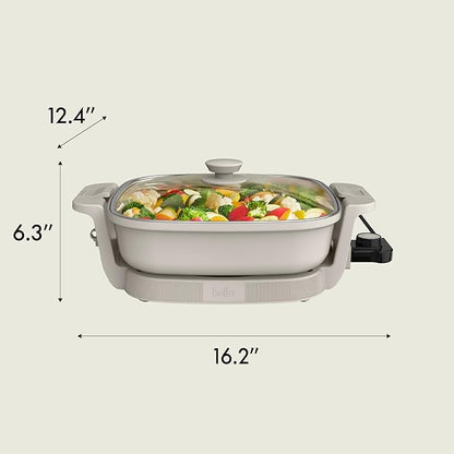 bella Make & Take Electric Skillet, Fits-anywhere™ kitchenware, EverGood™