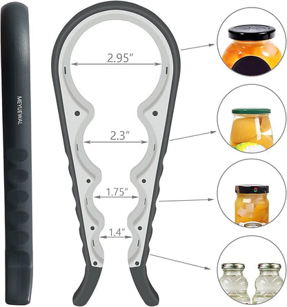 Jar Opener Bottle Opener for Weak Hands, 5 in 1 Multi-Function Can Opener