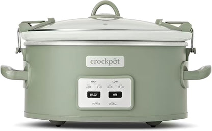 Crock-Pot Locking Lid 6qt Cook and Carry Programmable Slow Cooker Moonshine