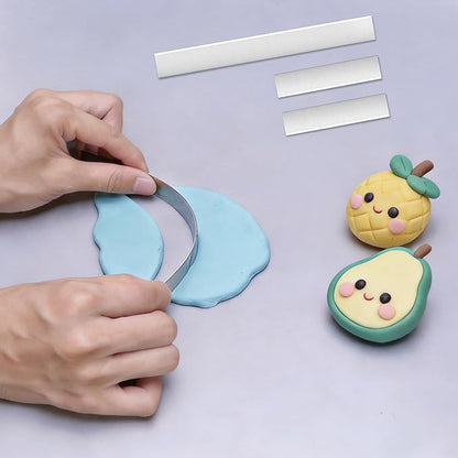 12 Polymer Clay Tools Acrylic Rolling Pin