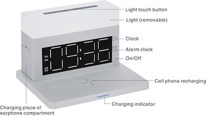 IHAO 6in1 Smart Alarm Clock