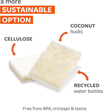 Full Circle Coconut Scrubber Sponges, Plant-Based Sponges Made