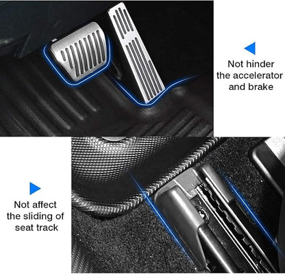 KUST Floor Mats for 2013-2020 Ford Fusion/Lincoln MKZ, All Weather Protection 2 Row Floor Liners Set Black Non-Slip