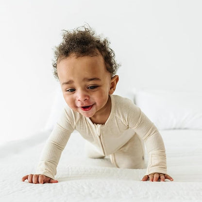 Little Sleepies Pajamas for Baby Boys & Girls, Viscose from Bamboo Baby Pajamas, Preemie & Newborn Sleepers, 2-Way Zipper PJs