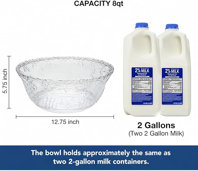 S.G Premium Quality Plastic Punch Bowl