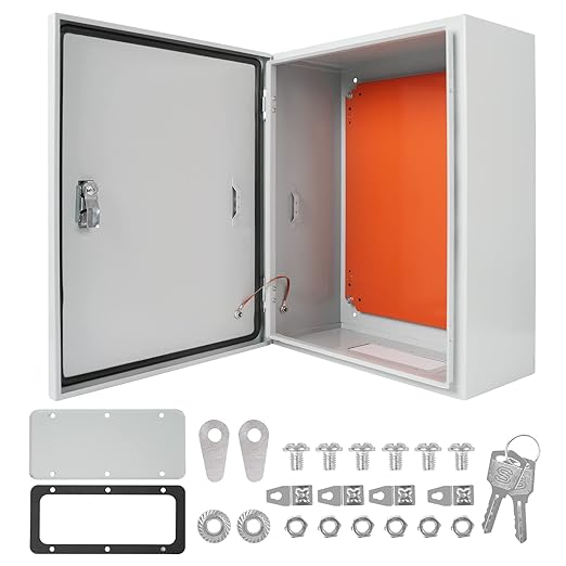 Cold Rolled Steel Electrical Box 20'' x 16'' x 8'' Indoor/Outdoor Thick