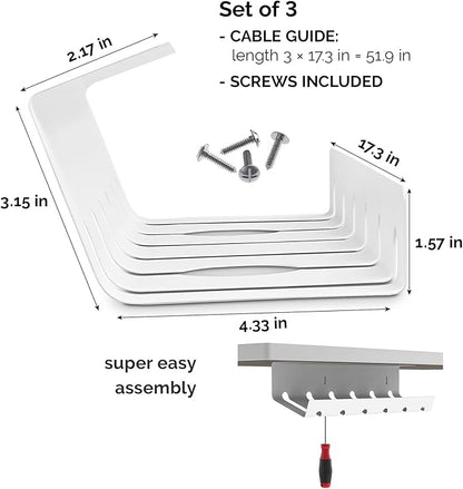 PAMO Cable Management Under Desk