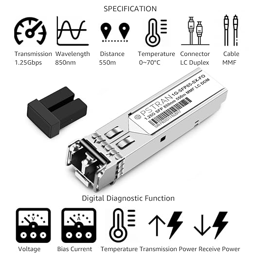 OPSTRAN 1000BASE-SX SFP Optical Transceiver Module Compatible