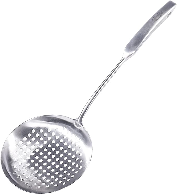Newness Slotted Spoon, 304 Stainless Steel Widen Skimmer
