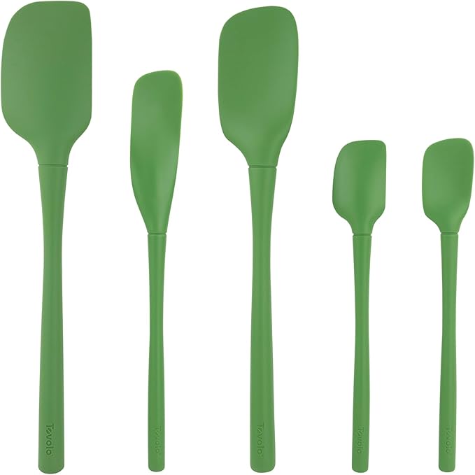 Tovolo Flex Core 5 Piece Silicone Spatula Set Heat Resistant All Silicone