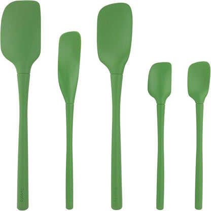 Tovolo Flex Core 5 Piece Silicone Spatula Set Heat Resistant All Silicone