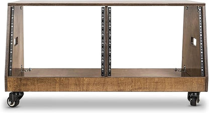 Sound Town DIY 2 x 8U Slanted Studio Rack