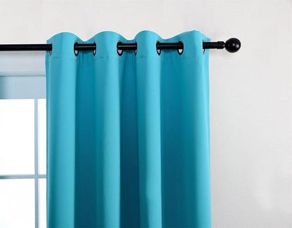 MIUCO Room Darkening Soild Grommet Window Blackout Curtains Panels