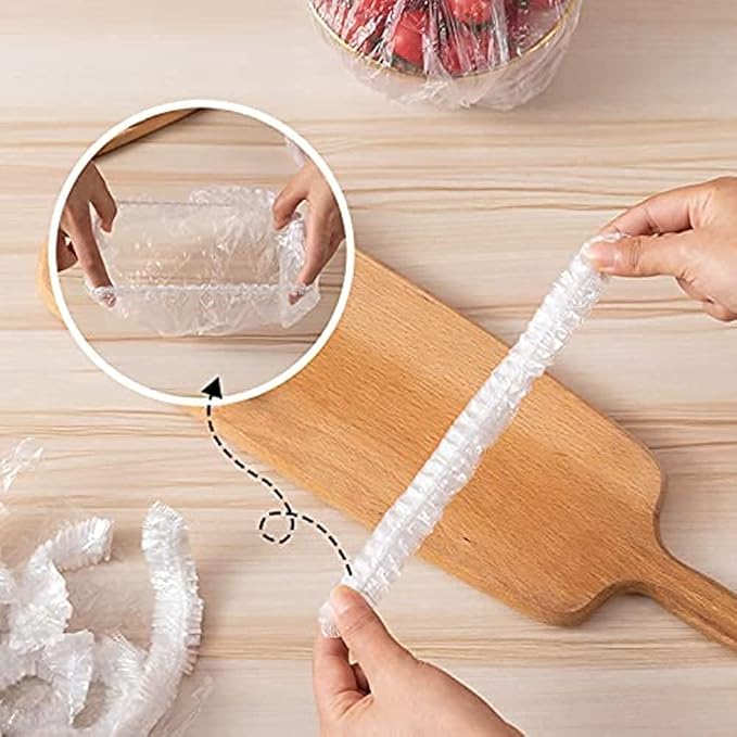 Fresh Keeping Bags, Plastic Sealing Bags Food Cover, Universal Kitchen Wrap