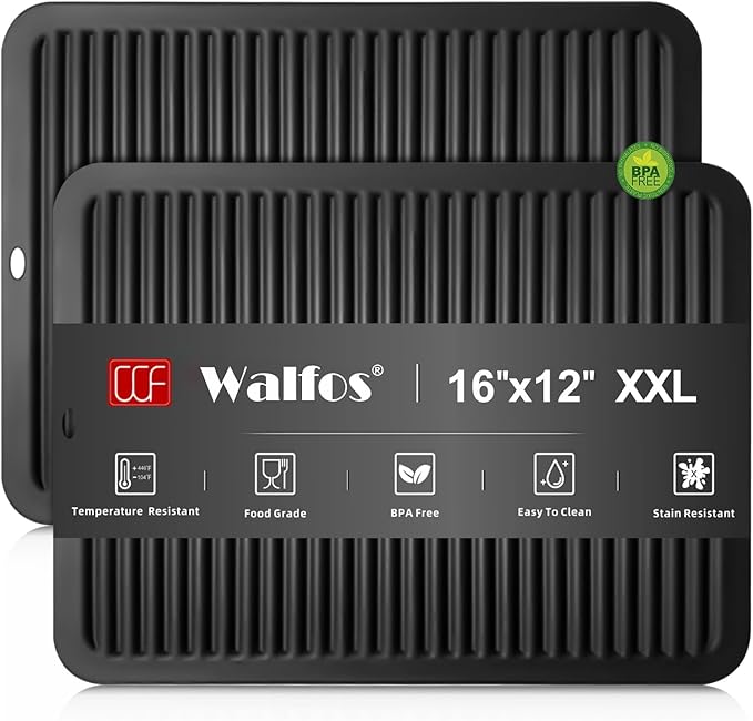 Walfos Large Silicone Trivet 16x12 Inch, Trivets