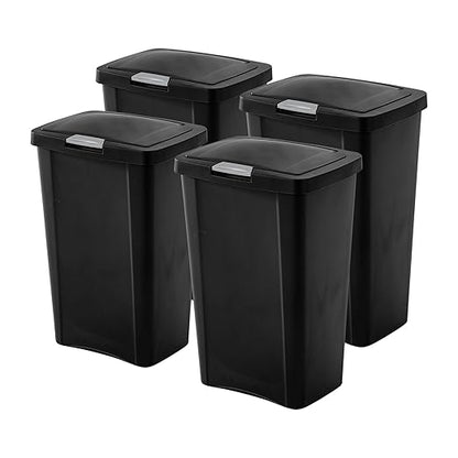 Sterilite 4 Pack Kitchen Trash Can