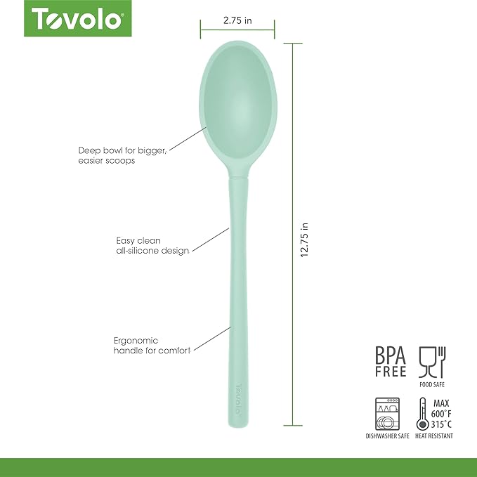 Tovolo Flex Core Silicone Deep Spoon