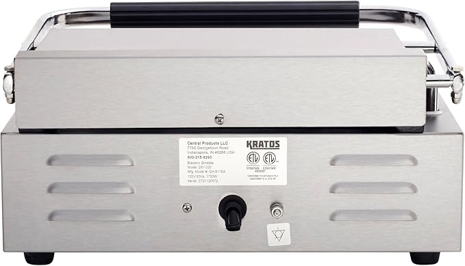 Kratos Commercial Electric Panini Sandwich Grill
